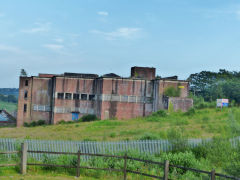Penallta Colliery baths and canteen, July 2013